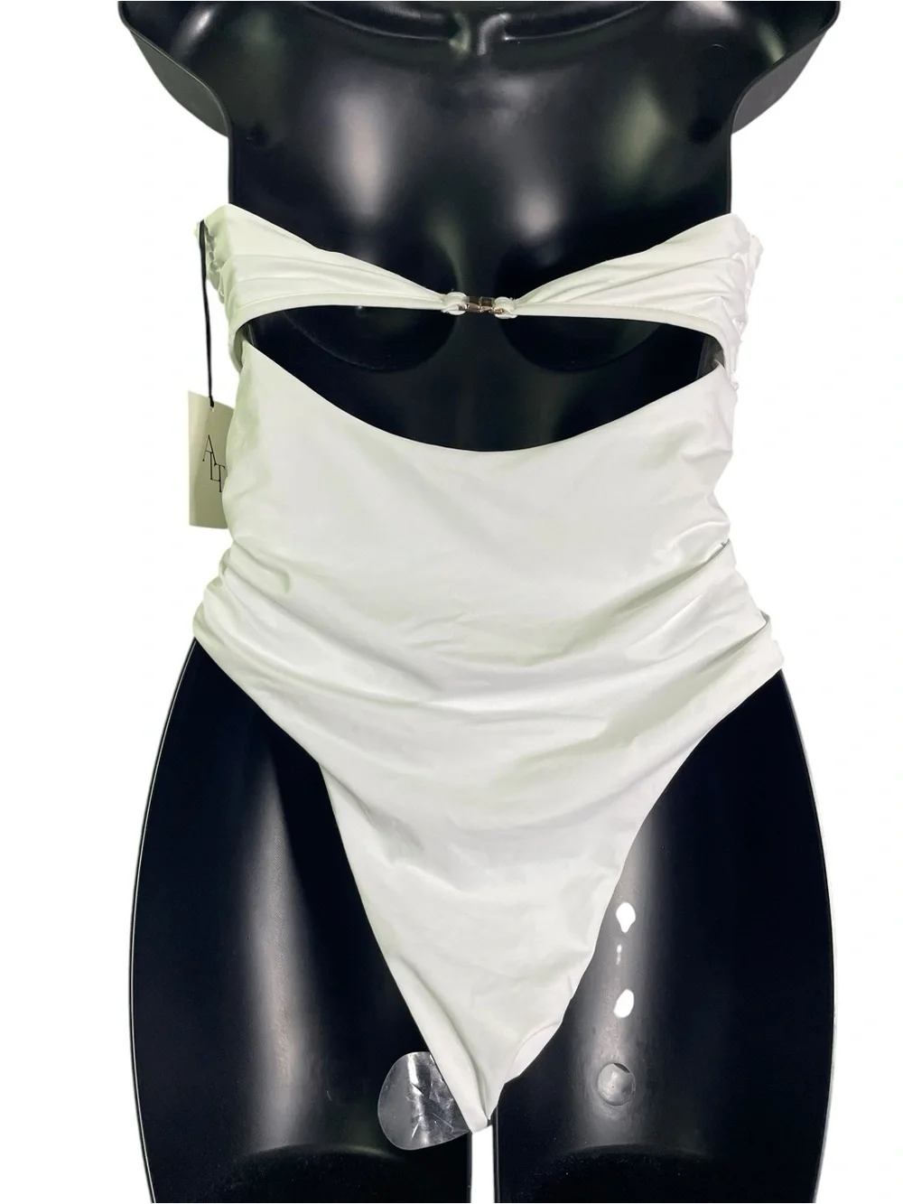 ALT Fleur One Piece - White Swimsuit New Large Bridal